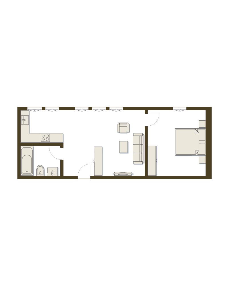Apartment Résidence Château-d'Oex - niv 5th floor